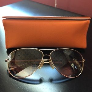 Tory Burch hologram sunglasses